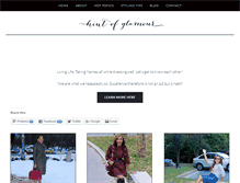 Tablet Screenshot of hintofglamour.com